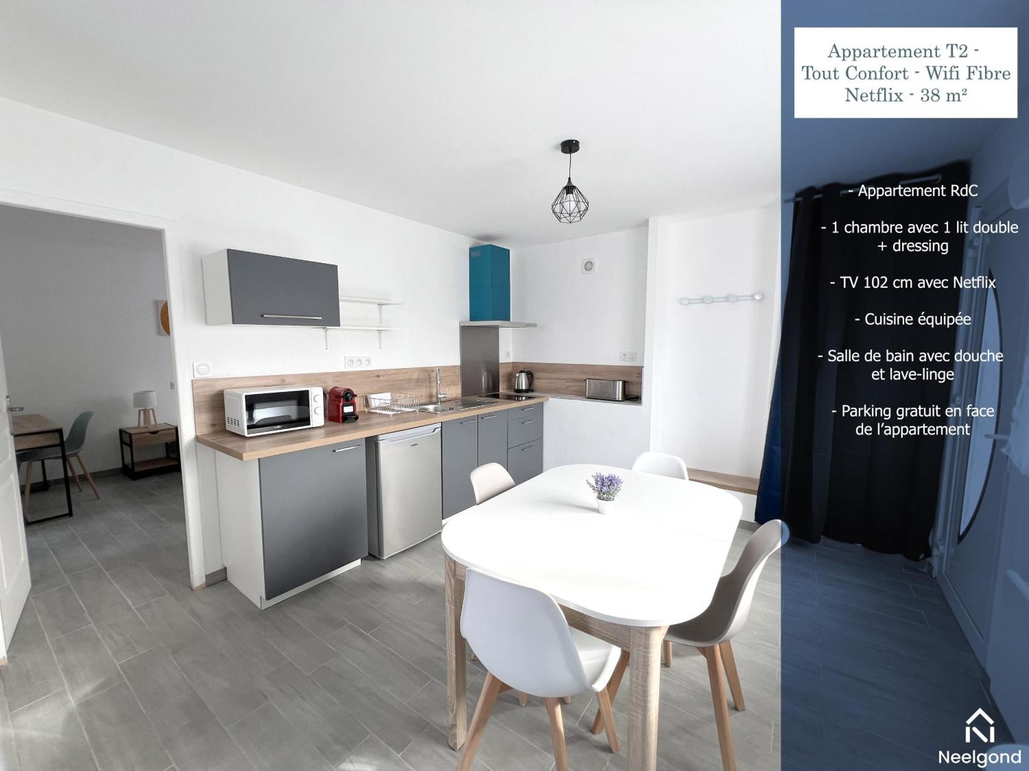 178B - Appartement T2 Tout Confort - Wifi Netflix Le Gond-Pontouvre Exteriér fotografie